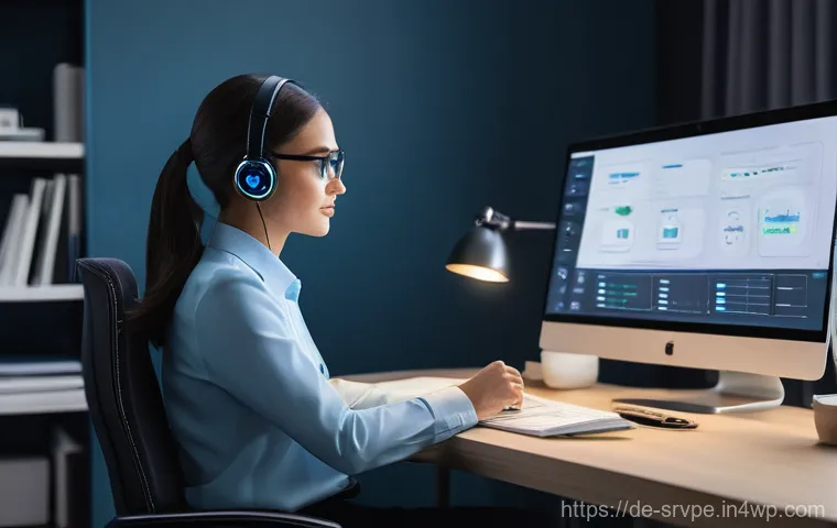 AI 상담사 서비스의 데이터 수집 방법 - **Prompt:** A young adult (wearing fashionable, non-revealing clothes) sits in a comfortable, modern...