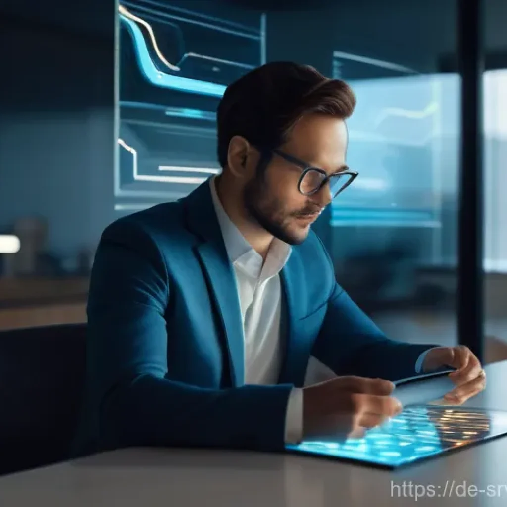 AI 상담사 서비스의 사용자 요구 분석 - **Prompt 1: Empathetic AI Personal Advisor**
"A sophisticated, high-definition image of a divers...