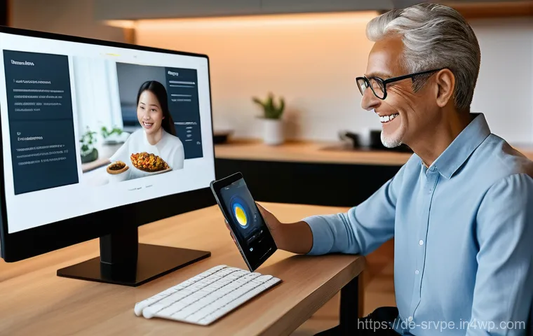 AI 상담사 서비스의 적용 범위 확대 - Everyday AI Assistants: Seamless Integration**
"A diverse group of people, aged 20s to 60s, effortl...