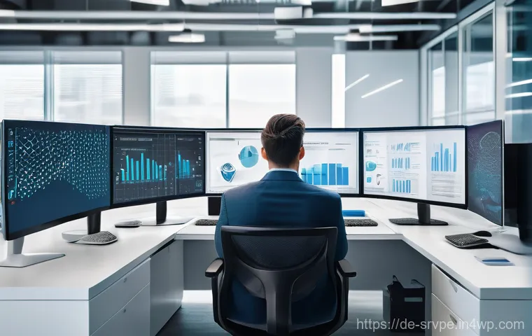 AI 상담사 서비스의 연결성 - **Prompt:** A split image illustrating the contrast between isolated and integrated AI systems in a ...