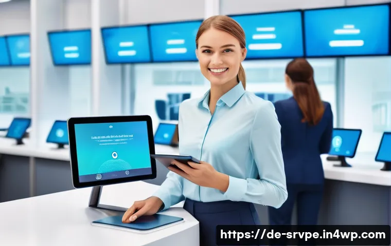 AI 상담사 서비스의 교육 자료 - **Prompt:** A vibrant, futuristic customer service center in a clean, minimalist German city setting...